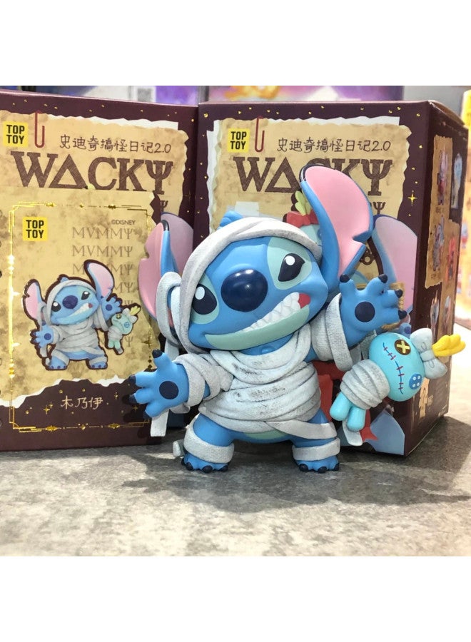 New Product Toptoy Stitch Blind Box Funny Diary 2.0 Generation Series Hand-Made Trendy Ornaments Hand-Made Gifts